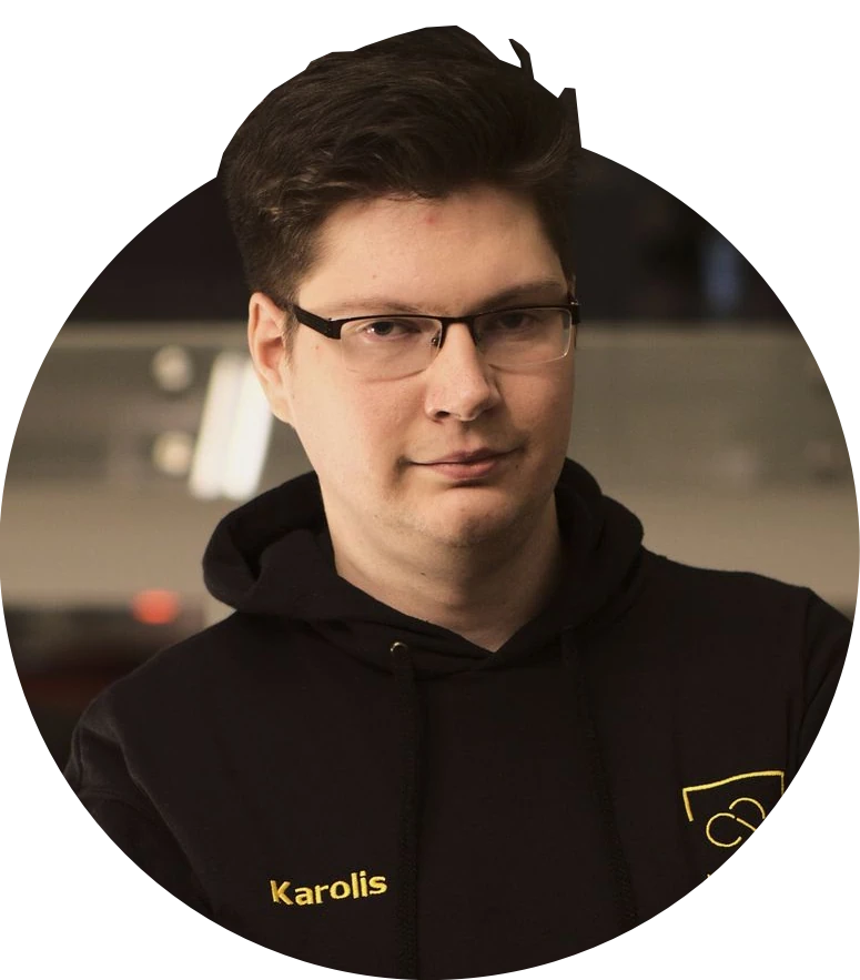 Portrait of Karolis Kundrotas
